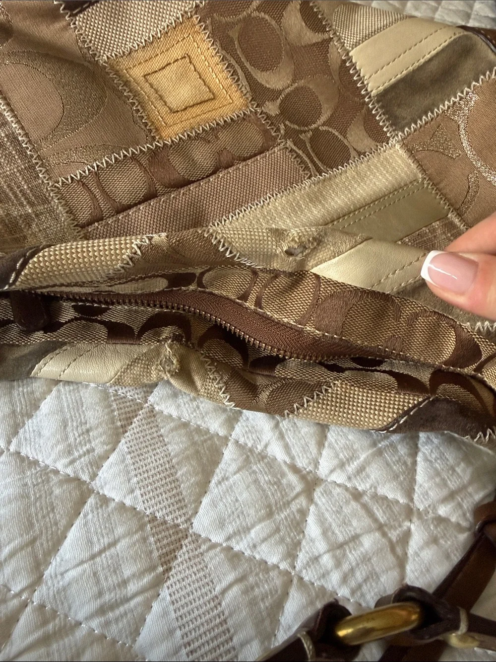 Coach Vintage Patchwork Shoulder Bag
